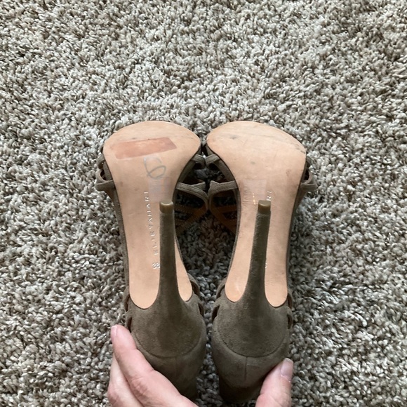 EUC Elie Tahari Strappy Heels Size 38.5 8 US - Picture 5 of 7